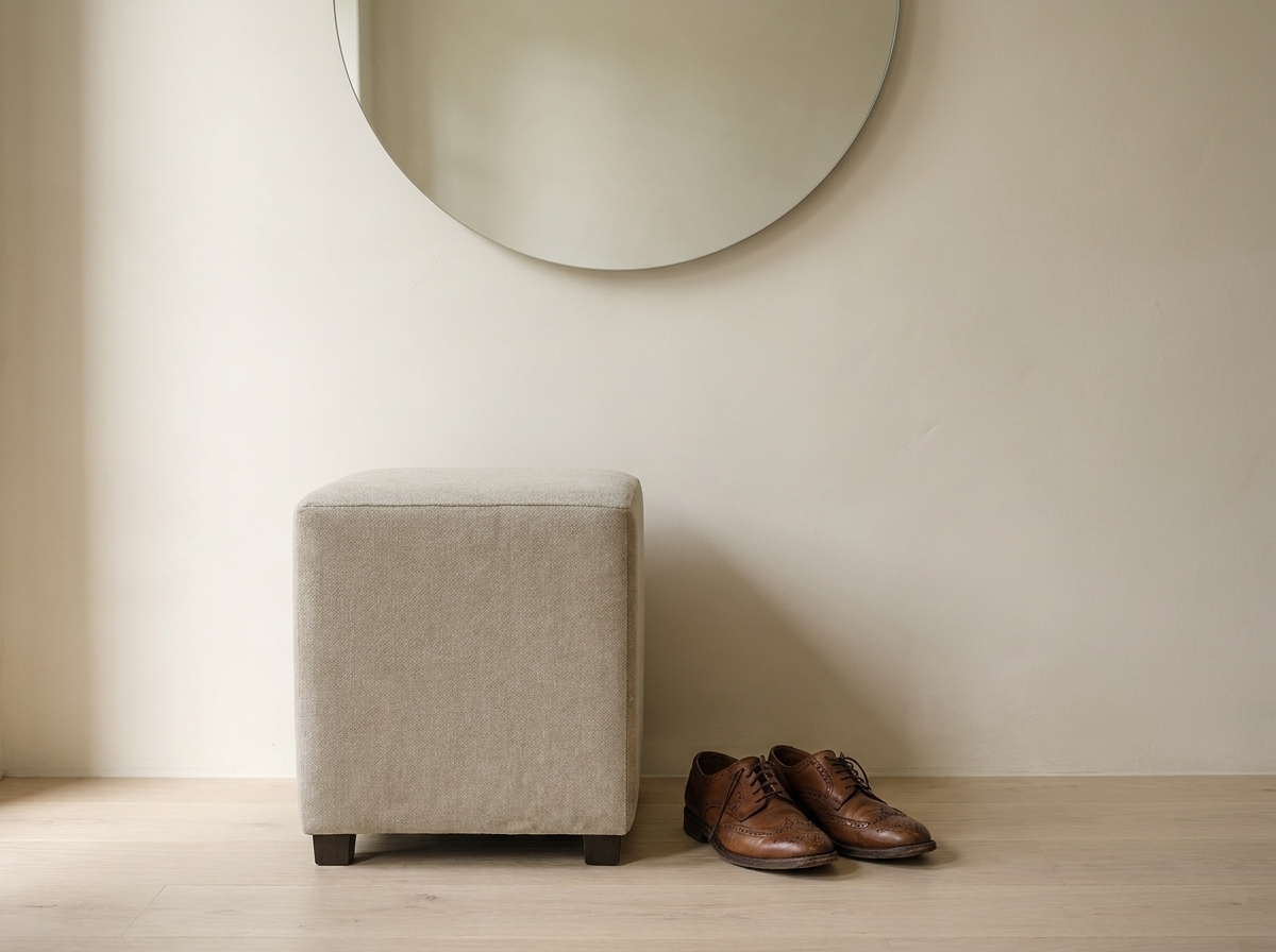 Hocker Arvo - 40x40x50cm - Afbeelding 2